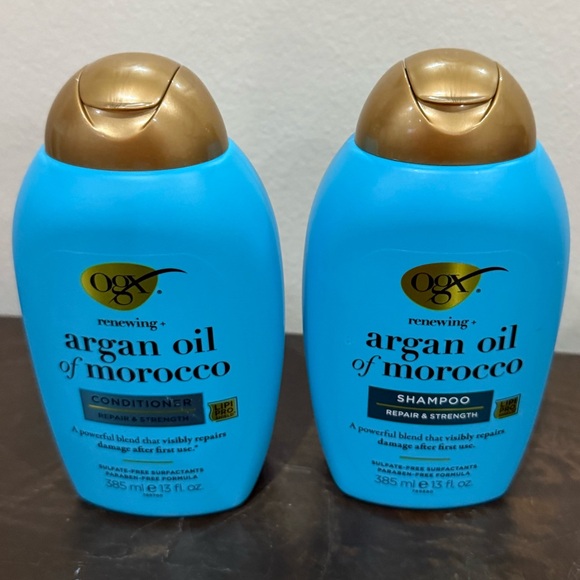 New OGX Renewing + Argan Oil of Morocco Shampoo & Conditioner Set - Picture 1 of 2